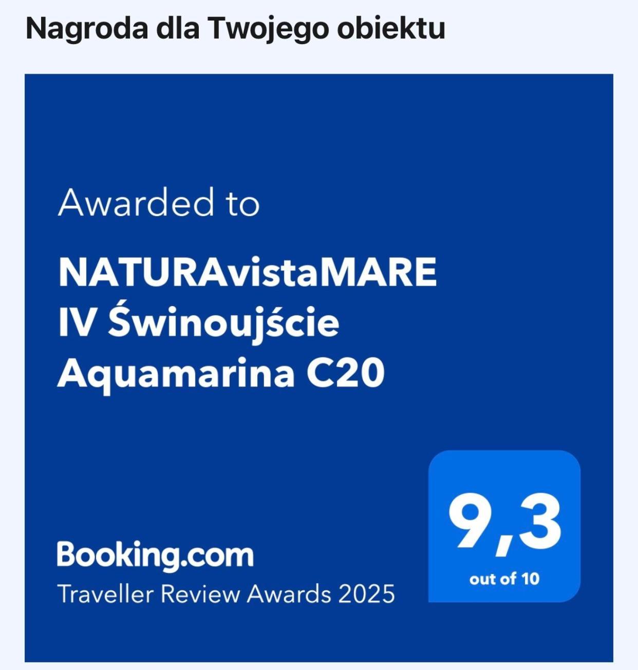 Naturavistamare IV Swinoujscie Aquamarina C20 Екстер'єр фото